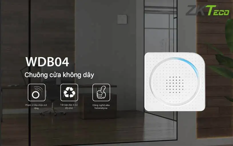 Chuông cửa không dây ZKTeco WDB04